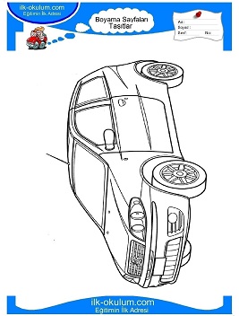 Çocuklar İçin Fiat Boyama Sayfaları 